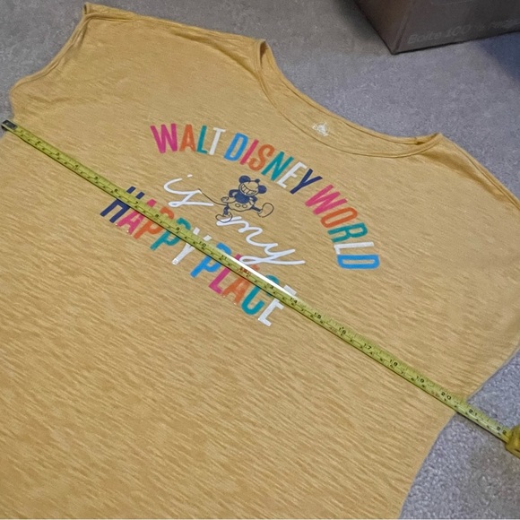 🔥 3/$20 DisneyParks! sparkle! DisneyWorld is my Happy Place t-shirt - sz Lg - Picture 12 of 12